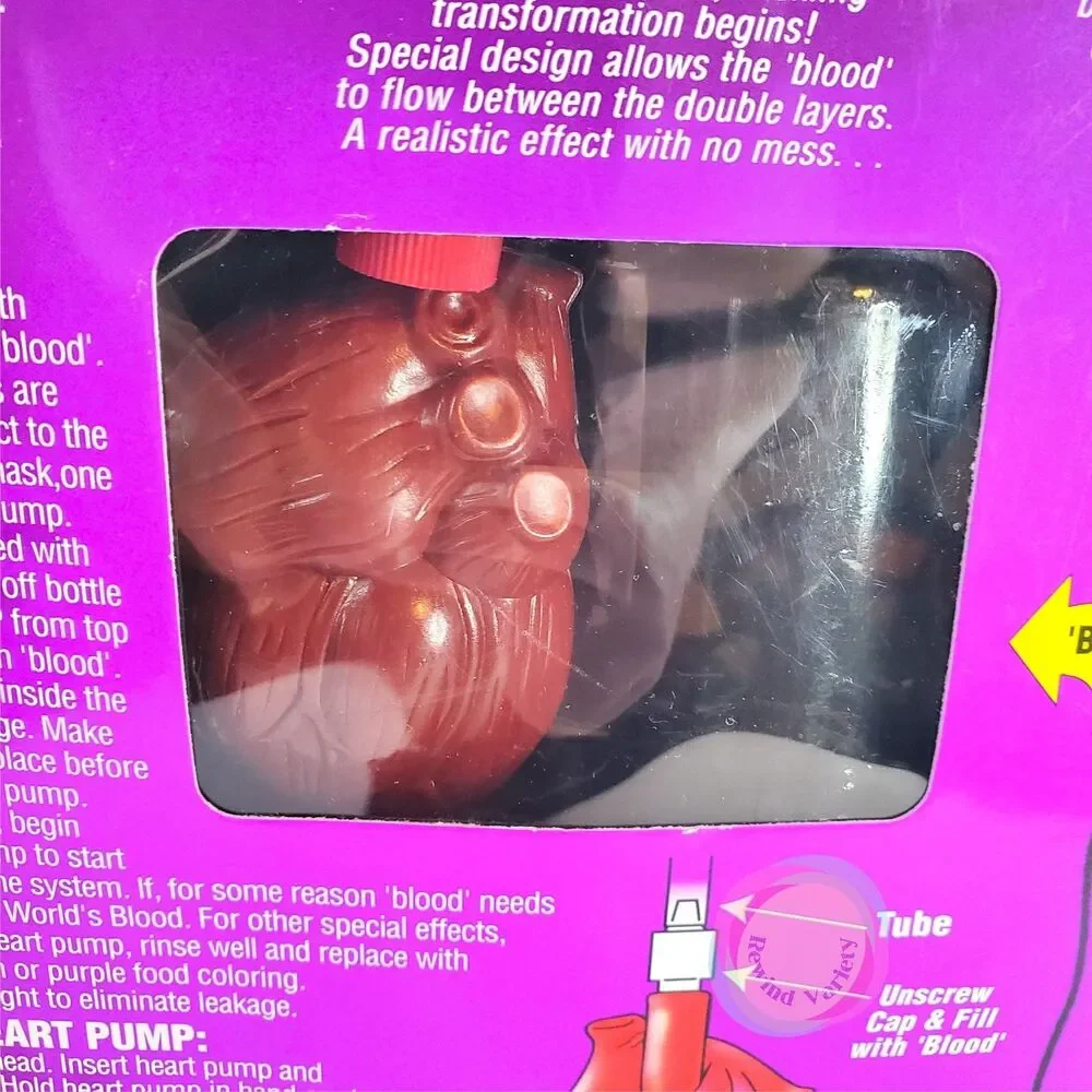 Vintage Fun World Bleeding Mask New In Package